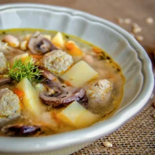 Turkey Meatball Soup Recipe Page