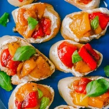 Roasted Pepper Bruschetta Recipe Page