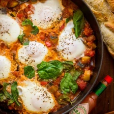 Spicy Eggplant Shakshuka Recipe (VIDEO) Recipe Page