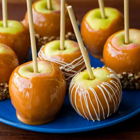 Easy Caramel Apples Recipe Image