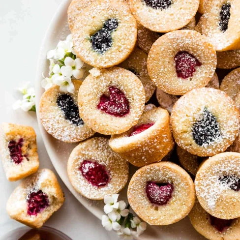 Brown Butter Berry Tea Cakes Image