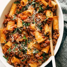 Spicy Sausage Rigatoni Recipe Page