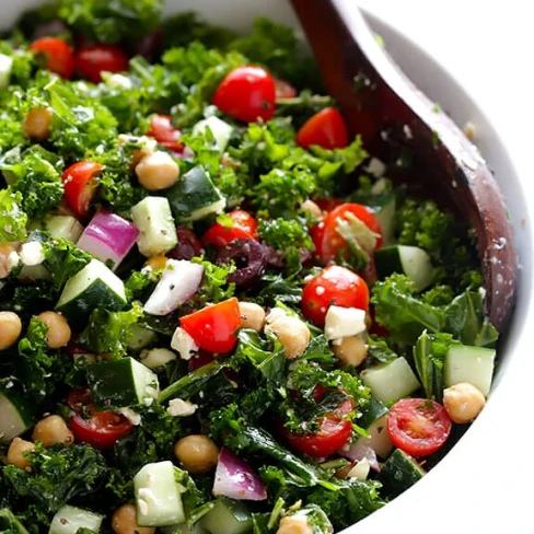 Chopped Kale Greek Salad Image