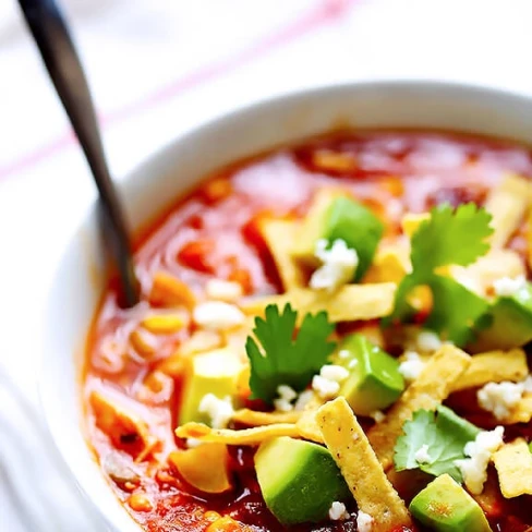 Mexican Chicken and Rice Soup Image