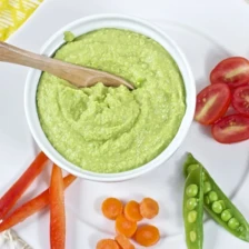  Green Pea Hummus for Baby + Toddler Recipe Page