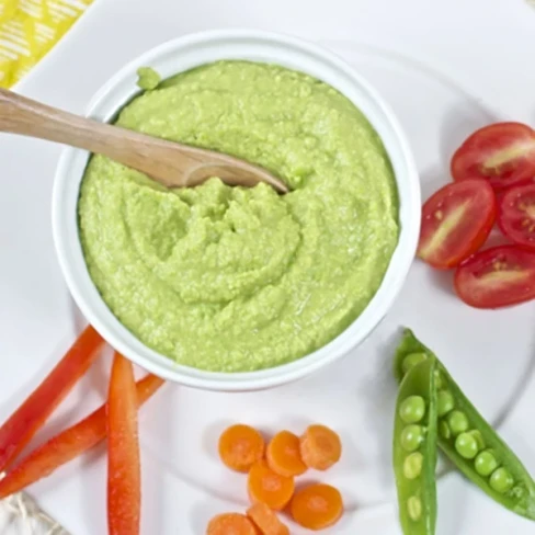  Green Pea Hummus for Baby + Toddler Image