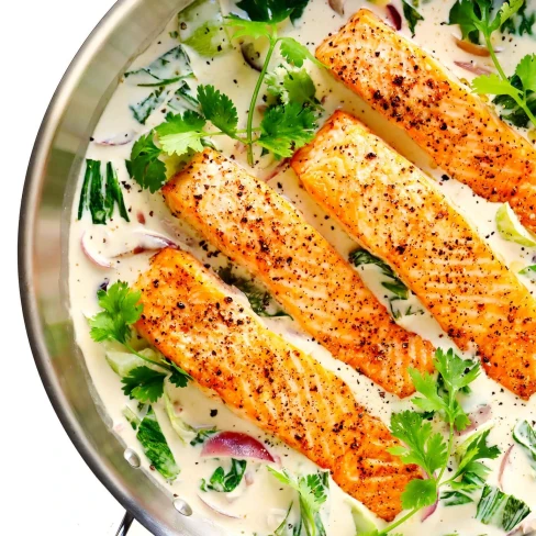 Green Curry Salmon Image