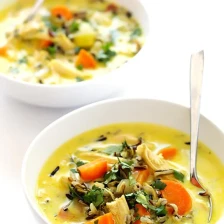 Curried Chicken and Wild Rice Soup Recipe Page