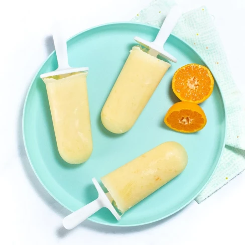 Flavorful Orange Creamsicle Popsicles Image