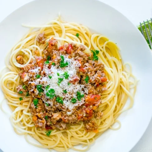 Spaghetti Meat Sauce Image