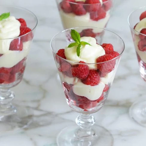 Raspberry &amp; Cream Parfaits Image