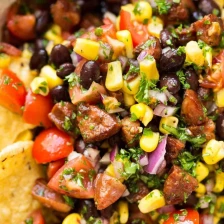 Pig Out Salsa (Chorizo, Black Bean and Corn Salsa) Recipe Page