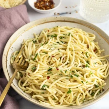 Spaghetti Aglio e Olio Recipe Page