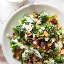 Broccoli Salad with Sour Cream Dressing Recipe Page