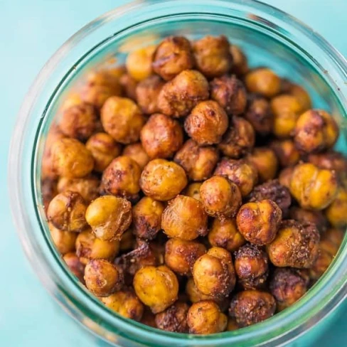 ULTRA Crispy Air Fryer Chickpeas Image