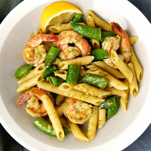 Shrimp Pesto Penne Image