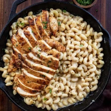 White Cheddar Chicken Pasta Recipe Page