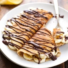 Almond Oat Banana Crepes Recipe Page