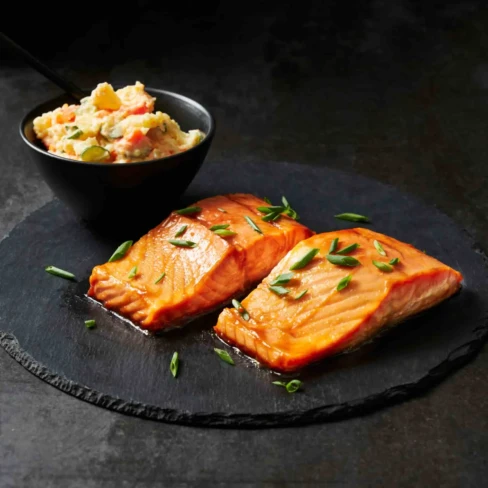 Miso Maple Glazed Salmon Image