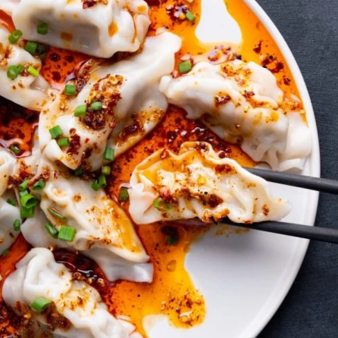 Gyoza with Spicy Peanut Sauce | Marion&#039;s Kitchen Image