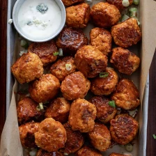 Buffalo Chicken Meatballs Recipe Page