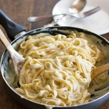 Healthy Fettuccine Alfredo Recipe Page