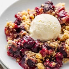 Cherry Crumble Recipe Page