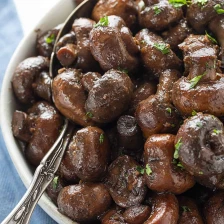 Burgundy Mushrooms Recipe Page