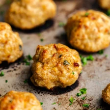 Easy Baked Chicken Meatballs Recipe Page