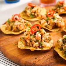 Asian Crab and Prawn Wonton Crisps | Marion&#039;s Kitchen Recipe Page