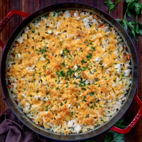 Skillet Turkey Noodle Casserole Image