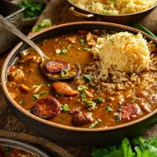 Authentic Cajun Sausage And Chicken Gumbo - Lauren From Scratch Recipe Page