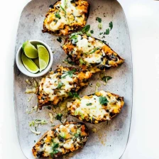 Healthy Chipotle Sweet Potato Skins Recipe Page