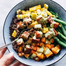 Sheet Pan BBQ Tofu Recipe Page