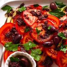 Tomato Salad with Olive Tapenade Recipe Page