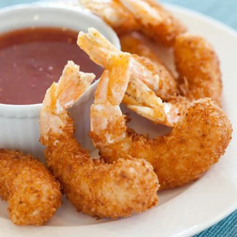 Crispy Coconut Shrimp with Sweet Red Chili Sauce Image