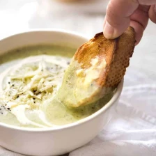 Creamy Zucchini Soup Recipe Page