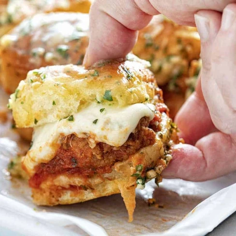 Chicken Parmesan Sliders Image