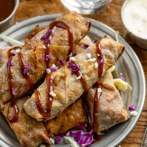 Air Fryer Pulled Pork Egg Rolls Image