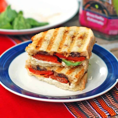 Red Pepper &amp; Goat Cheese Panini Image