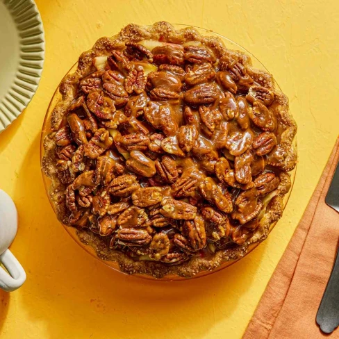 Apple-Pecan Bourbon-Caramel Pie Image