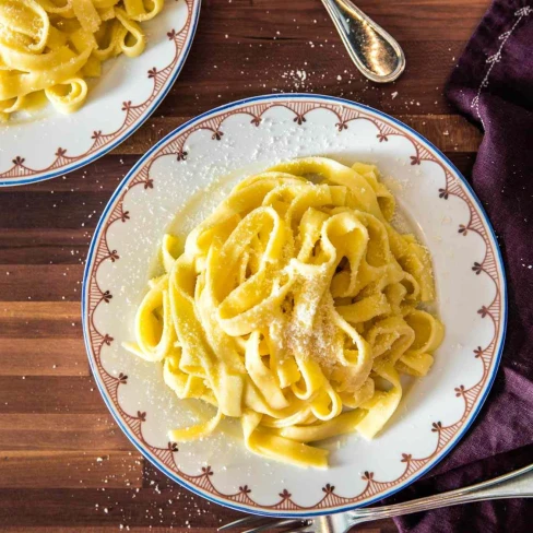 Roman-Style Fettuccine With Alfredo Sauce Recipe Image