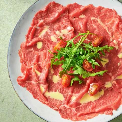 Easy Beef Carpaccio With Arugula Image