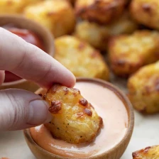 Air Fryer Cheesy Tater Tots {From Scratch} Recipe Page