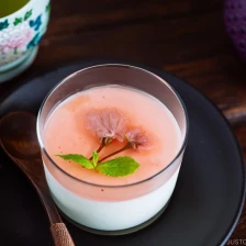 Cherry Blossom Milk Pudding Recipe Page