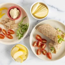 Easy Hummus Wrap (to Share with the Kids) Recipe Page