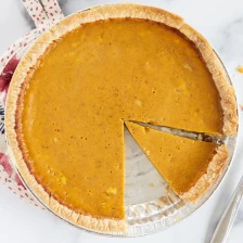 Easy Pumpkin Pie Recipe Page