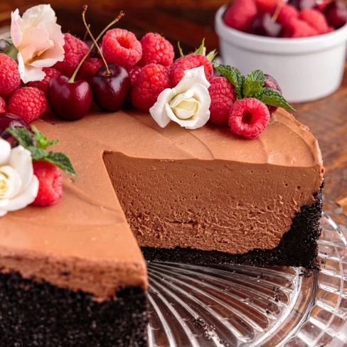 No Bake Chocolate Cheesecake Image