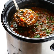 Slow Cooker Curried Lentil Soup Recipe Page