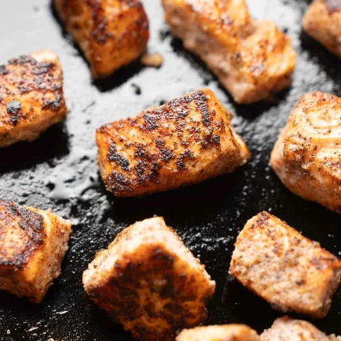 Pan-Fried Salmon Bites Image